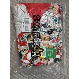 Tipsy Elves Red and White Cat Onesie